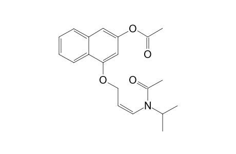 1-(3-(N-acetyl-N-isopropyl-amino)-2-propenoxy)-3-acetoxy-naphthalene