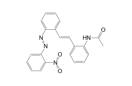 Acetamide, N-[2-[2-[2-[(2-nitrophenyl)azo]phenyl]ethenyl]phenyl]-