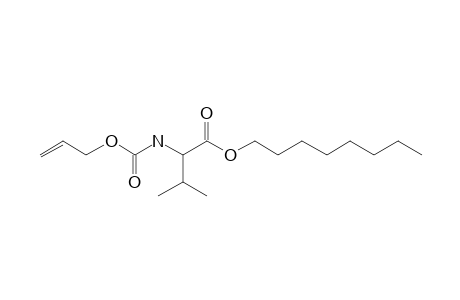 L-Valine, N-allyloxycarbonyl-, octyl ester