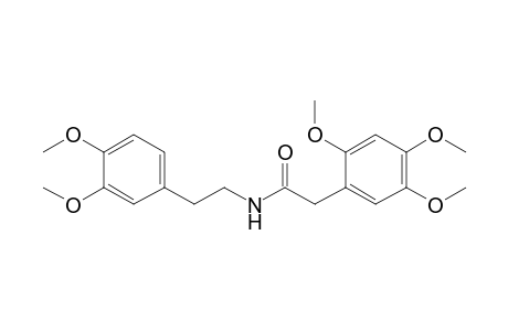 Benzeneacetamide, N-[2-(3,4-dimethoxyphenyl)ethyl]-2,4,5-trimethoxy-
