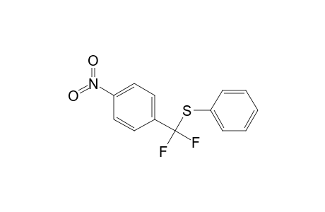 1-[bis(fluoranyl)-phenylsulfanyl-methyl]-4-nitro-benzene