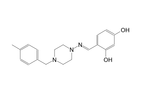 1,3-benzenediol, 4-[(E)-[[4-[(4-methylphenyl)methyl]-1-piperazinyl]imino]methyl]-