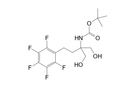 1,1-Bis(hydroxymethyl)-3-(pentafluorophenyl)-1-(N-tert-butoxycarbonyl)amino-propane