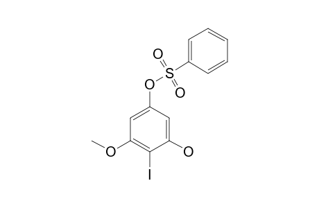 5-Benzenesulfonyloxy-2-iodo-3-methoxyphenol