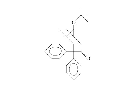 9-T-Butoxy-4,4-diphenyl-exo-tricyclo(4.2.1.0/2,5/)non-7-en-3-one