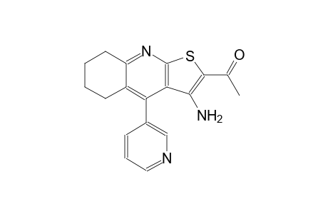 ethanone, 1-[3-amino-5,6,7,8-tetrahydro-4-(3-pyridinyl)thieno[2,3-b]quinolin-2-yl]-