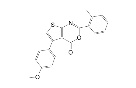 5-(4-methoxyphenyl)-2-(2-methylphenyl)-4H-thieno[2,3-d][1,3]oxazin-4-one