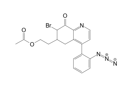 4-(2'-Azidophenyl)-8-oxo-7-bromo-6-[2"-(acetoxy)ethyl]-5,6,7,8-tetrahydrobenzo[2,3-b]pyridine