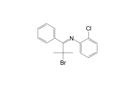 N-(2-Chlorophenyl)-2-bromo-2-methyl-1-phenylpropylimine