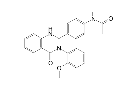 N-[4-[3-(2-methoxyphenyl)-4-oxidanylidene-1,2-dihydroquinazolin-2-yl]phenyl]ethanamide