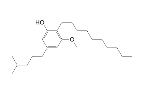 Phenol, 2-decyl-3-methoxy-5-(4-methylpentyl)-