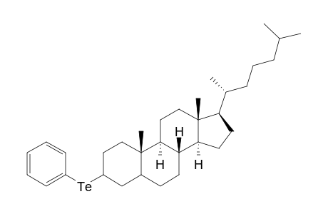 3-(Phenyltelluro)cholestane