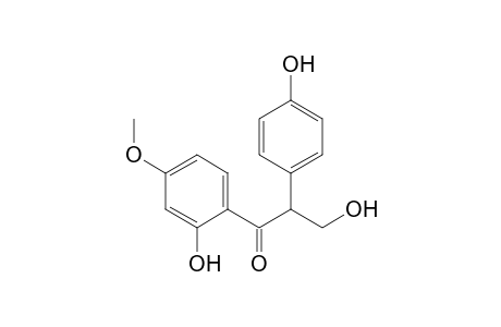 1-Propanone, 3-hydroxy-1-(2-hydroxy-4-methoxyphenyl)-2-(4-hydroxyphenyl)-