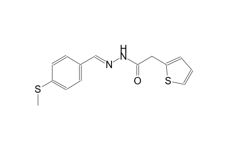 2-thiopheneacetic acid, 2-[(E)-[4-(methylthio)phenyl]methylidene]hydrazide