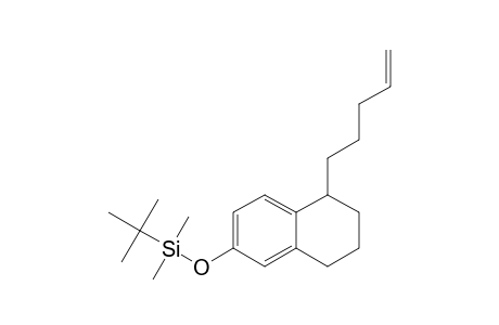 6-TERT.-BUTYLDIMETHYLSILOXY-1,2,3,4-TETRAHYDRO-1-(PENT-4-ENYL)-NAPHTHALENE