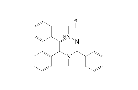 1,4-Dimethyl-3,5,6-triphenyl-1,6-dihydro-1,2,4-triazinium iodide
