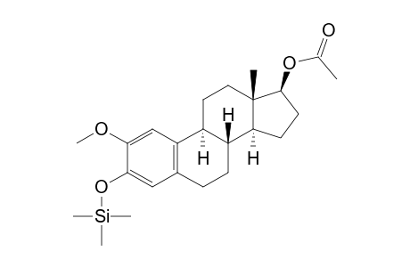 Estra-1,3,5(10)-trien-17-ol, 2-methoxy-3-[(trimethylsilyl)oxy]-, acetate, (17.beta.)-
