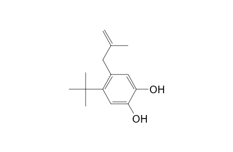 1,2-Benzenediol, 4-(1,1-dimethylethyl)-5-(2-methyl-2-propenyl)-