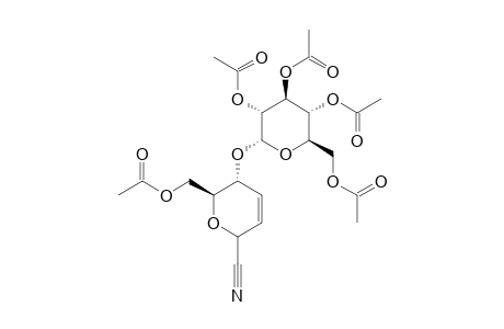 6-O-ACETYL-4-(2,3,4,6-TETRA-O-ACETYL-ALPHA-D-GLUCOPYRANOSYL)-1,2,3-TRIDEOXY-D-2-ENOPYRANOSYL-CYANIDE