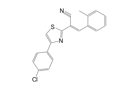 2-thiazoleacetonitrile, 4-(4-chlorophenyl)-alpha-[(2-methylphenyl)methylene]-
