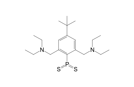 4-t-Butyl-2,6-bis(diethylaminomethyl)phenylthioxophosphine sulfide