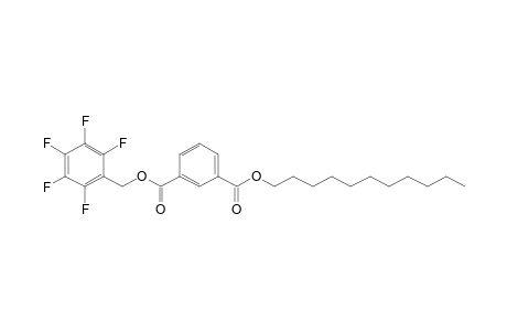 Isophthalic acid, pentafluorobenzyl undecyl ester