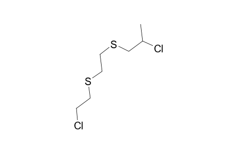 Propane, 2-chloro-1-[2-(2-chloroethylthio)ethylthio]-