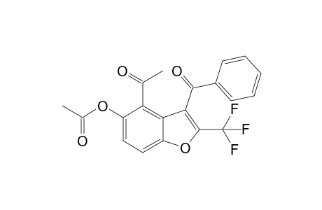 5-Acetoxy-4-acetyl-3-benzoyl-2-(trifluoromethyl)benzofurane