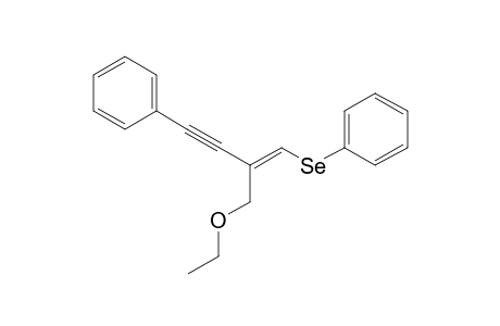 (E)-3-Ethoxy-2-(phenylethynyl)propenyl phenyl selenide
