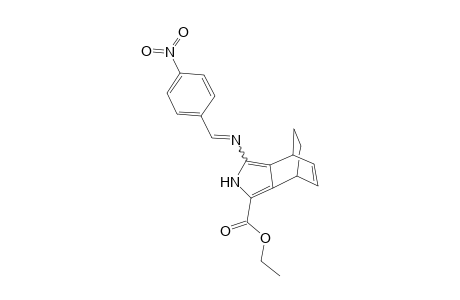 Ethyl 3-p-nitrobenzylidenamino-4,7-dihydro-4,7-ethano-2H-isoindole-1-carboxylate