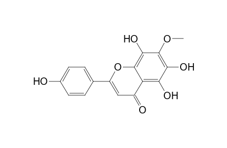 2-(4-hydroxyphenyl)-7-methoxy-5,6,8-tris(oxidanyl)chromen-4-one
