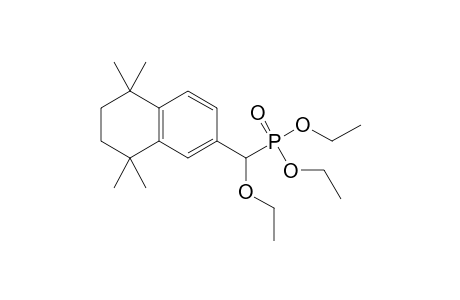 Phosphonic acid, [ethoxy(5,6,7,8-tetrahydro-5,5,8,8-tetramethyl-2-naphthalenyl)methyl]-, diethyl ester