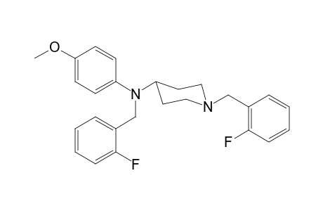 1-(2-Fluorobenzyl)-N-(2-fluorobenzyl)-N-(4-methoxyphenyl)piperidin-4-amine