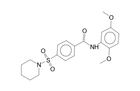 N-(2,5-dimethoxy)-4-piperidinosulphonylbenzamido