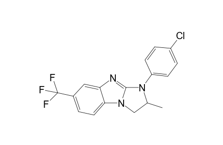 2-Methyl-1-(4-chlorophenyl)-7-trifluoromethyl-2,3-dihydro-1H-imidazo[1,2-a]benzimidazole