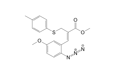 (Z)-Methyl 3-(2-azido-5-methoxyphenyl)-2-(p-tolylthiomethyl)-propenoate