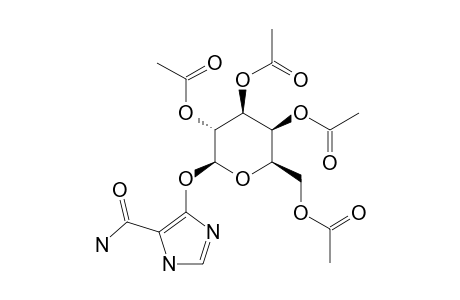 4(5)-(2,3,4,6-TETRA-O-ACETYL-BETA-D-GALACTOPYRANOSYLOXY)-1H-IMIDAZOLE-5(4)-CARBOXAMIDE