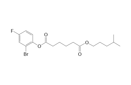 Adipic acid, 2-bromo-4-fluorophenyl isohexyl ester