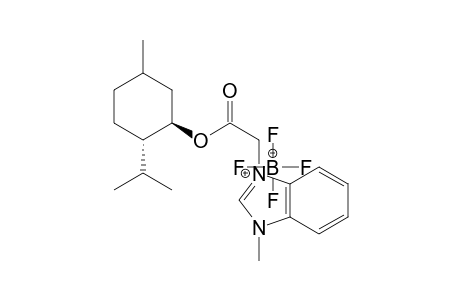 3-(2-(((1R,2S)-2-isopropyl-5-methylcyclohexyl)oxy)-2-oxoethyl)-1-methyl-1H-benzo[d]imidazol-3-ium tetrafluoroborate