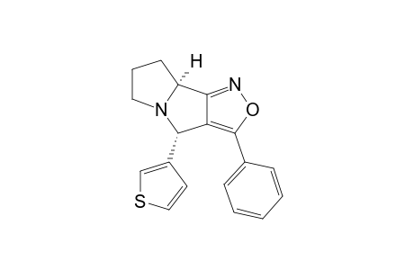 (4R,8aS)-3-phenyl-4-(thiophen-3-yl)-6,7,8,8a-tetrahydro-4H-isoxazolo[3,4-a]pyrrolizine