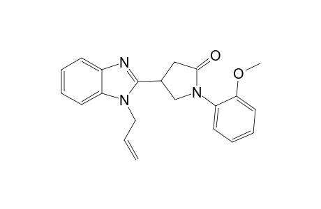 2-Pyrrolidinone, 1-(2-methoxyphenyl)-4-[1-(2-propenyl)-1H-1,3-benzimidazol-2-yl]-
