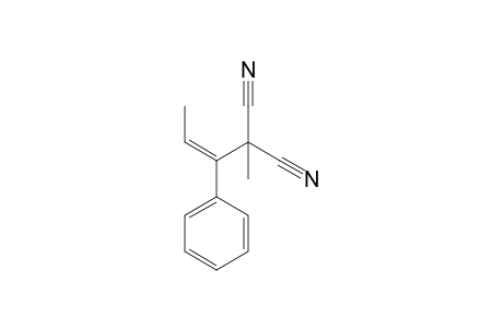 2-methyl-2-[(Z)-1-phenylprop-1-enyl]malononitrile