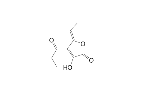 (5Z)-5-ethylidene-3-hydroxy-4-(1-oxopropyl)-2-furanone