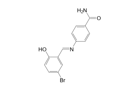 4-[(5-Bromo-2-hydroxy-benzylidene)-amino]-benzamide