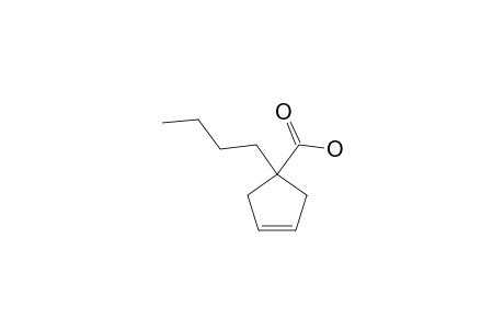 1-Butylcyclopent-3-enecarboxylic acid
