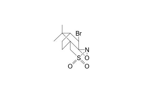 (4AS, 8R,8aR)-8-bromo-9,9-dimethyl-5,6,7,8-tetrahydro-4H-4a,7-methano-oxazirino(3,2-I)(2,1)benzisothiazole 3,3-dioxide