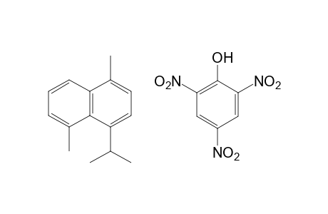 1,5-dimethyl-4-isopropylnaphthalene, picrate