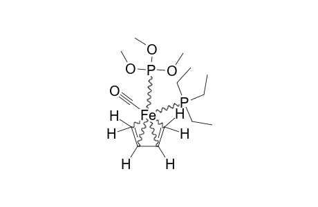 (ETA-(4)-BUTA-1,3-DIENE)-CARBONYL-(TRIETHYLPHOSPHINE)-(TRIMETHOXYPHOSPHINE)-IRON