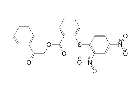 2-oxo-2-phenylethyl 2-[(2,4-dinitrophenyl)sulfanyl]benzoate
