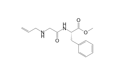 (2S)-2-[[1-oxo-2-(prop-2-enylamino)ethyl]amino]-3-phenylpropanoic acid methyl ester